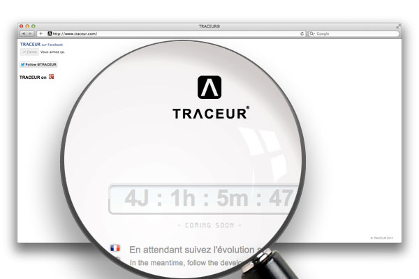 Compte à rebours de l'ouverture du site officiel TRACEUR Compte à rebours de l'ouverture du site officiel TRACEUR