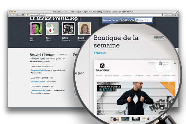 Prestashop boutique de la semaine Prestashop boutique de la semaine